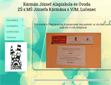 Tablet Screenshot of karmansuli.sk
